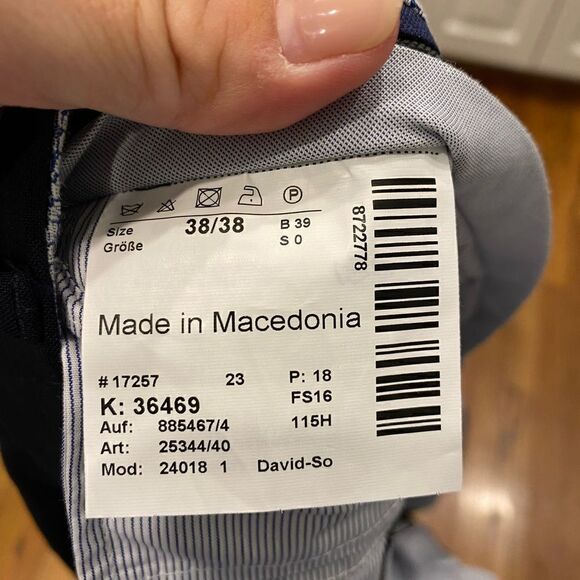 Mens Hiltl Perfetto Pants size 38 - Picture 9 of 9